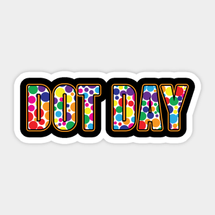 International Dot Day Polka Dot Sticker